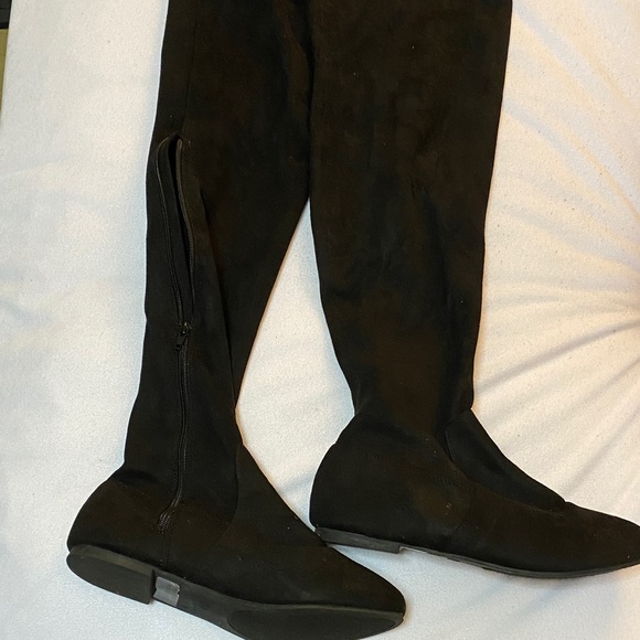 Nature Breeze• Black• Over-the-Knee Boots - Picture 2 of 6